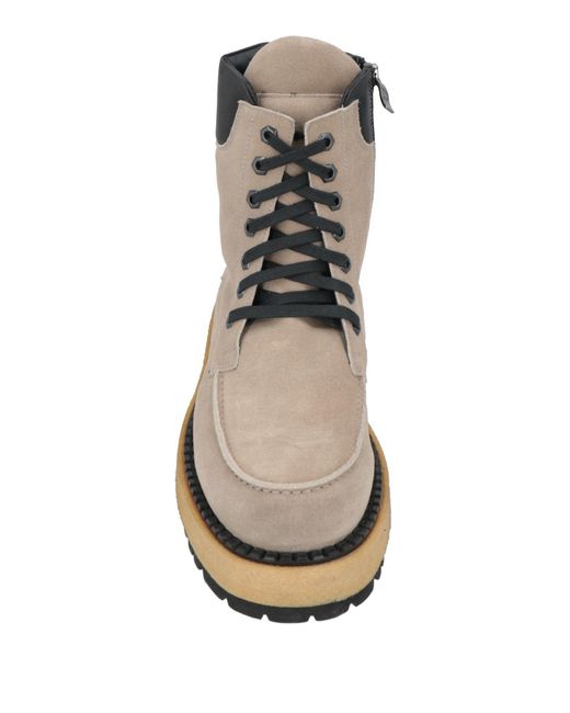 THE ANTIPODE Brown Light Ankle Boots Leather for men