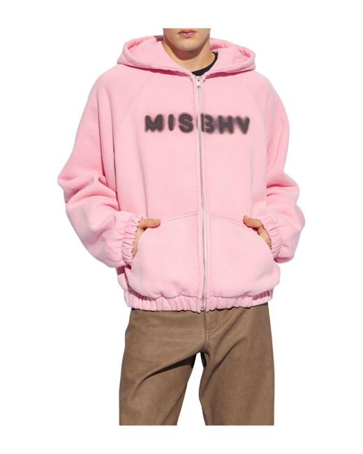 M I S B H V Sweatshirt in Pink für Herren