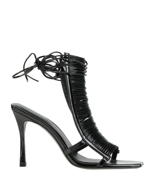 Cesare Paciotti Black Sandals