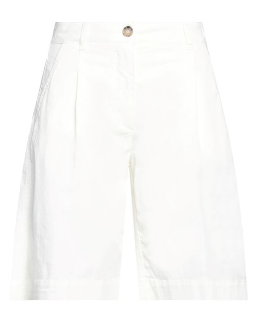 Peserico EASY White Shorts & Bermuda Shorts