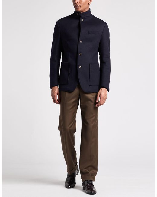 Eleventy Blue Jacket Wool, Cashmere for men