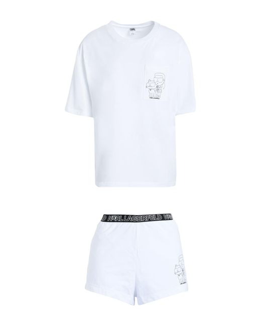Karl Lagerfeld White Sleepwear