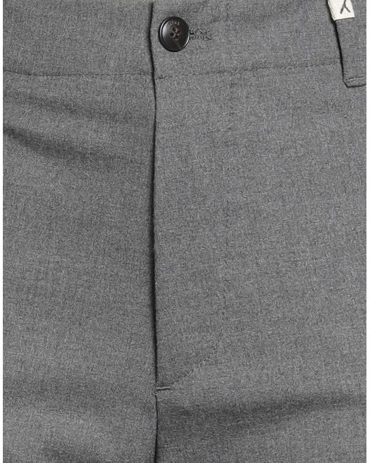 Myths Gray Pants Polyester, Viscose, Elastane