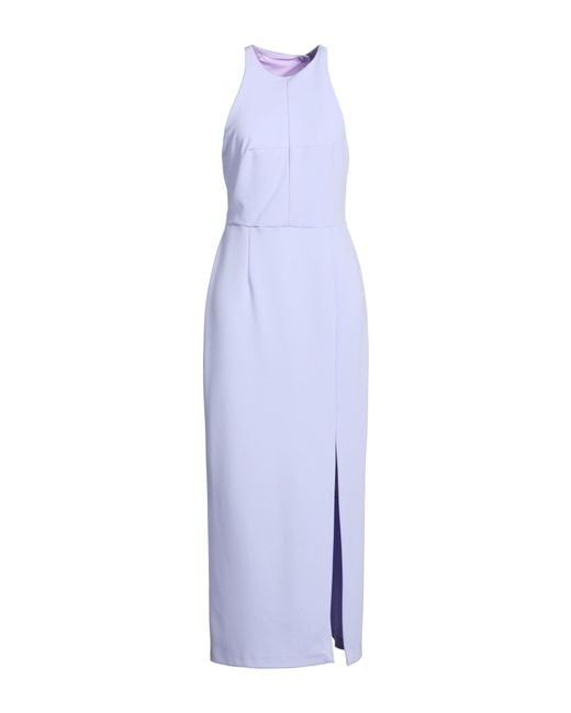 Imperial Blue Maxi Dress Polyester, Elastane