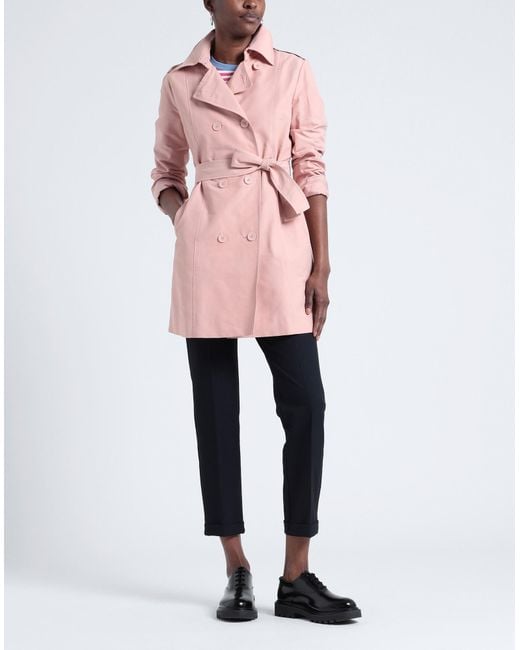 MAX&Co. Pink Overcoat & Trench Coat