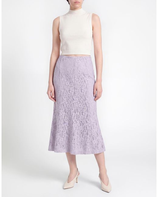 Twinset Purple Midi Skirts