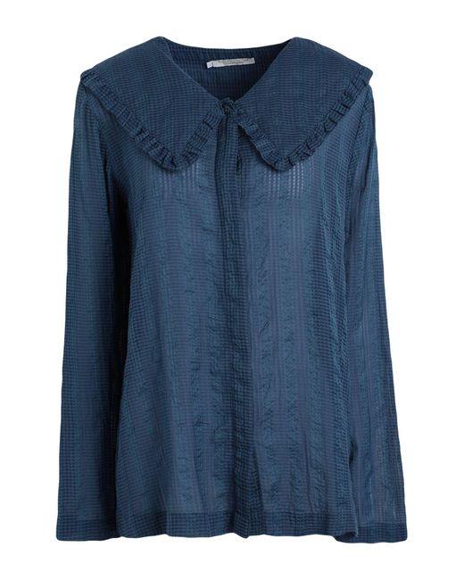 Underprotection Blue Ditaup Shirt Sleepwear Tencel Lyocell