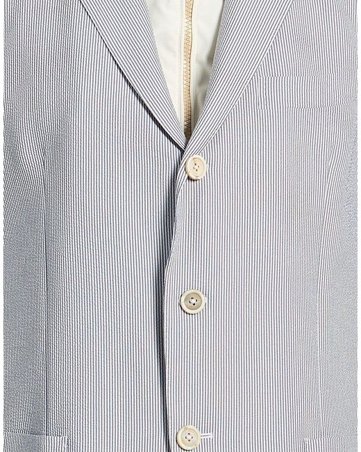 Eleventy Gray Blazer Polyester, Wool, Polyamide for men