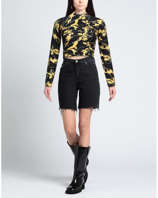Versace Jeans Couture Black Rollkragenpullover