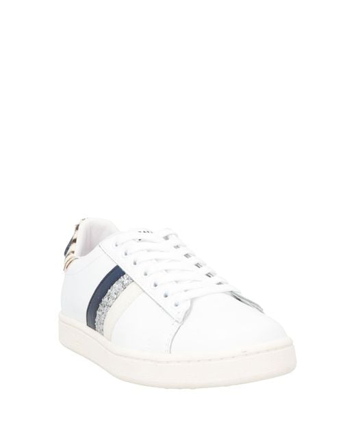 Serafini White Sneakers Leather