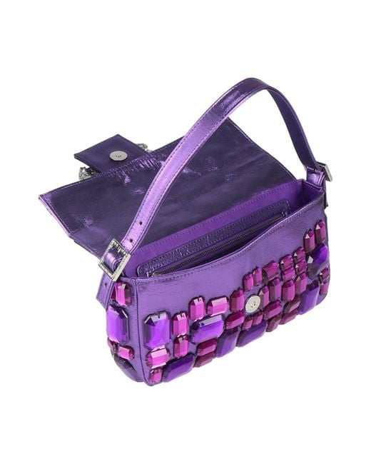 Gedebe Purple Handbag