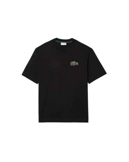 T-shirt di Lacoste in Black