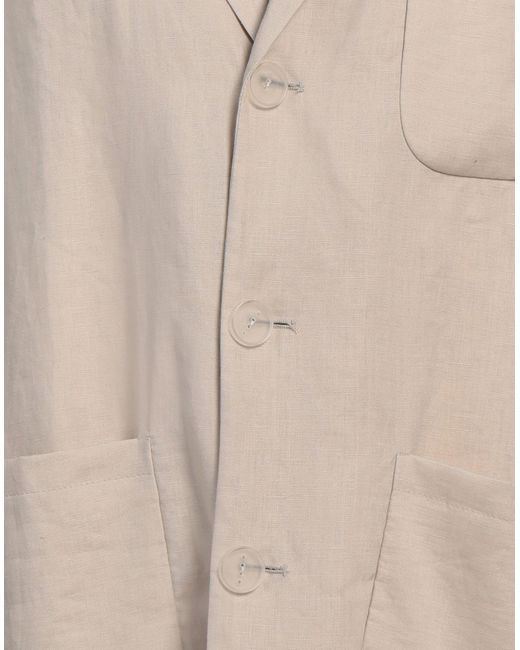 Hevò Natural Blazer Linen for men