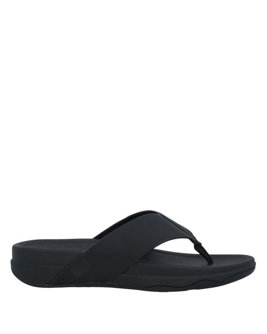 Fitflop Neoprene Toe Post Sandals in Black for Men - Lyst