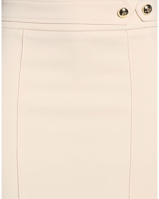 Rinascimento Natural Midi Skirt Polyester, Elastane