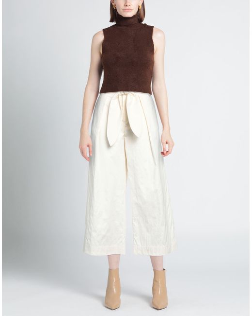 Alpha Studio White Trouser