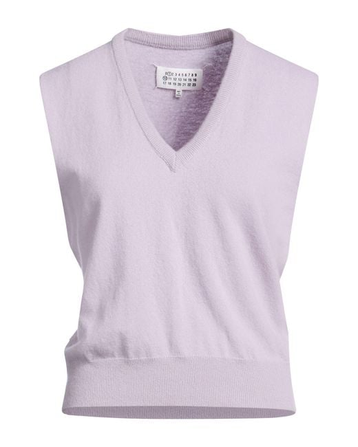 Maison Margiela Purple Lilac Sweater Virgin Wool