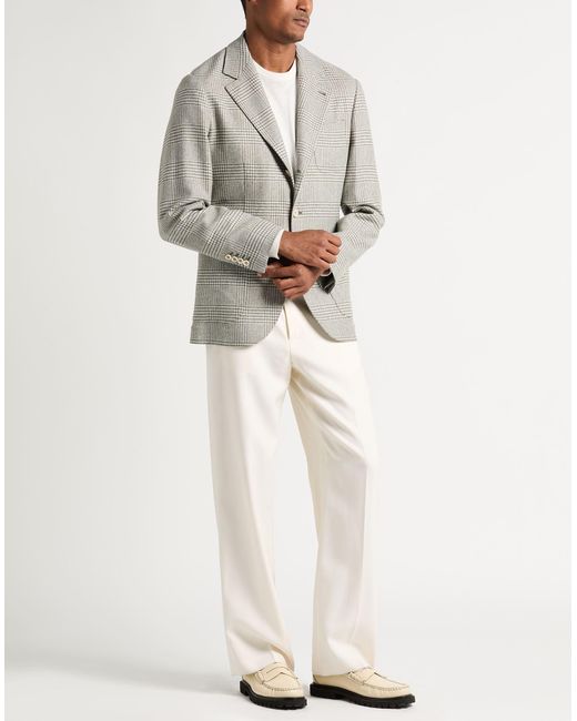 Brunello Cucinelli Gray Blazer for men