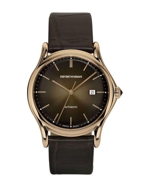 Emporio Armani Armbanduhr in Brown für Herren