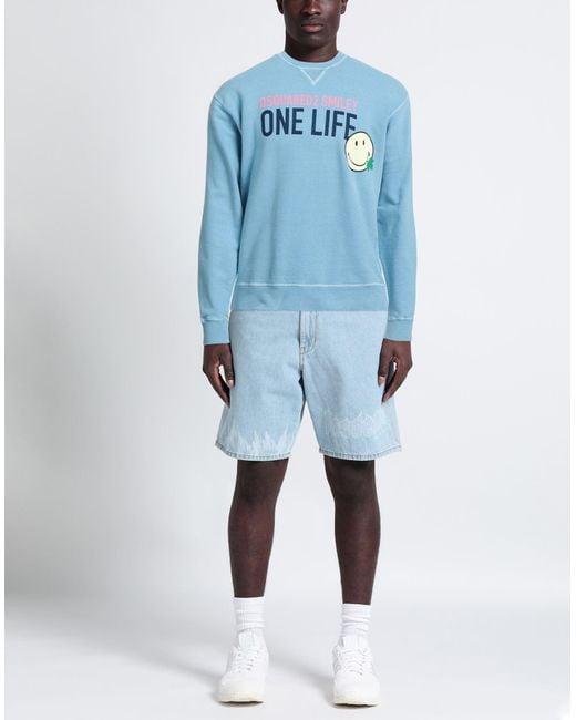 DSquared² Blue Sweatshirt for men
