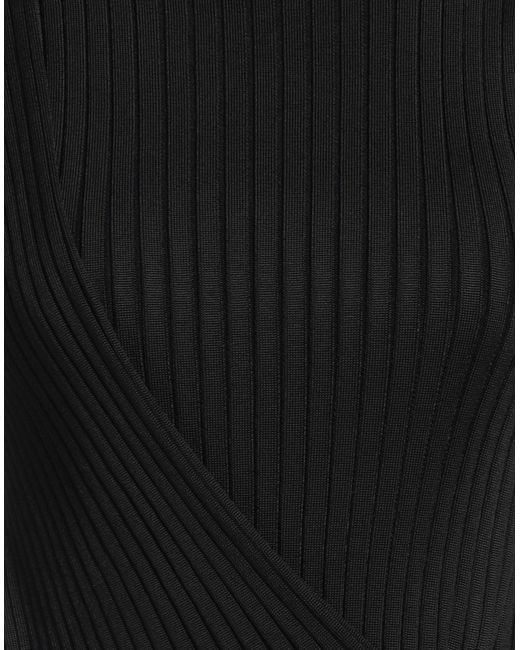 Jil Sander Black Turtleneck Viscose, Polyamide, Elastane