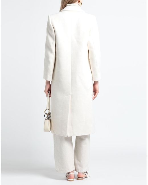 Sandro White Coat