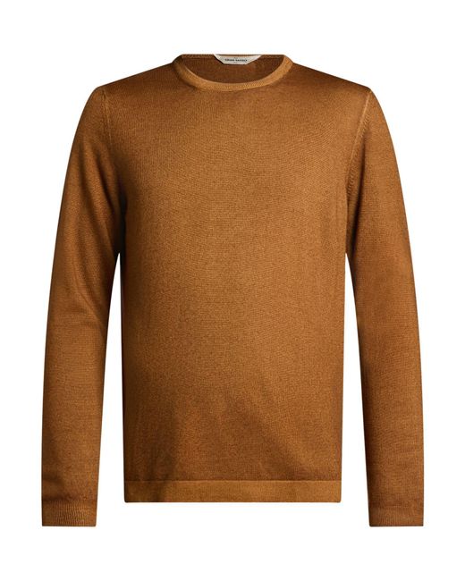 Gran Sasso Brown Sweaters for men