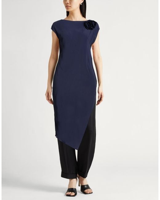 Marella Blue Top Acetate, Silk