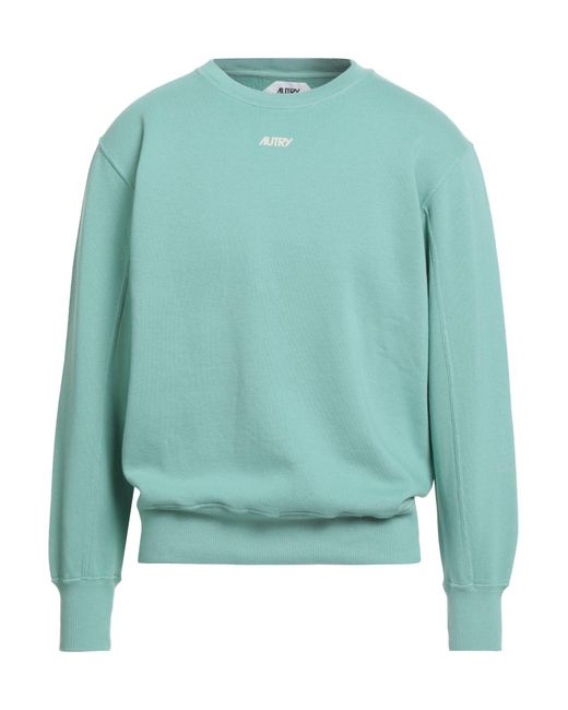 Autry Green Light Sweatshirt Cotton for men