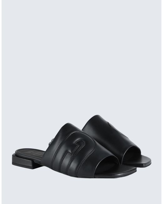 Furla Black Sandals