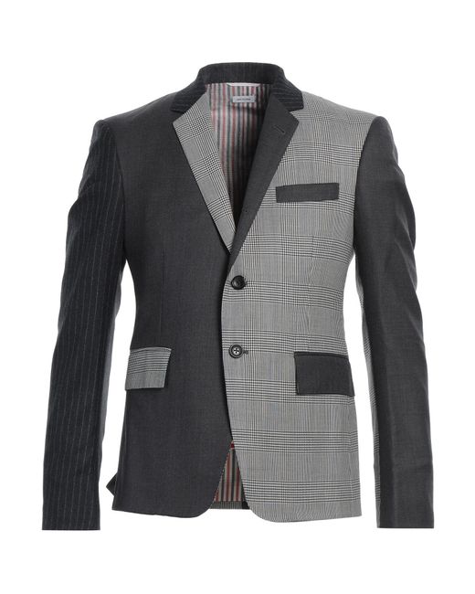 Thom Browne Black Blazer Wool for men