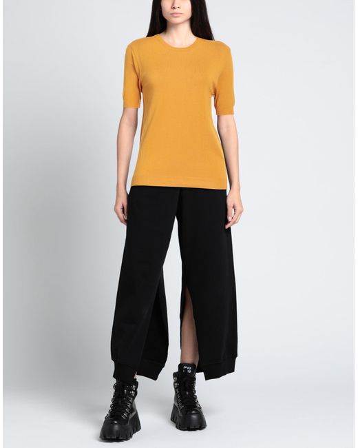 Akep Yellow Sweater Viscose, Polyester