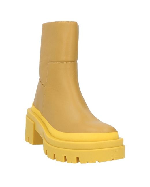 Eqüitare Yellow Ankle Boots