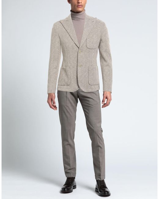 Daniele Alessandrini Gray Blazer for men