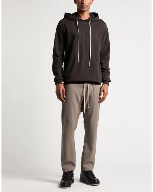 Rick Owens Black Sweatshirt for men