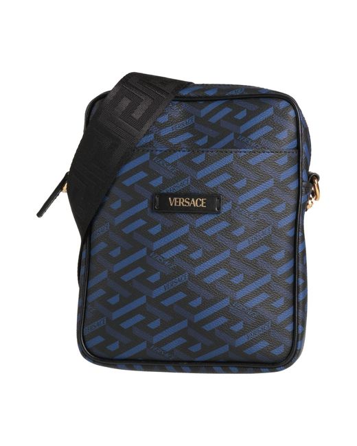 Versace Blue Cross-Body Bag for men