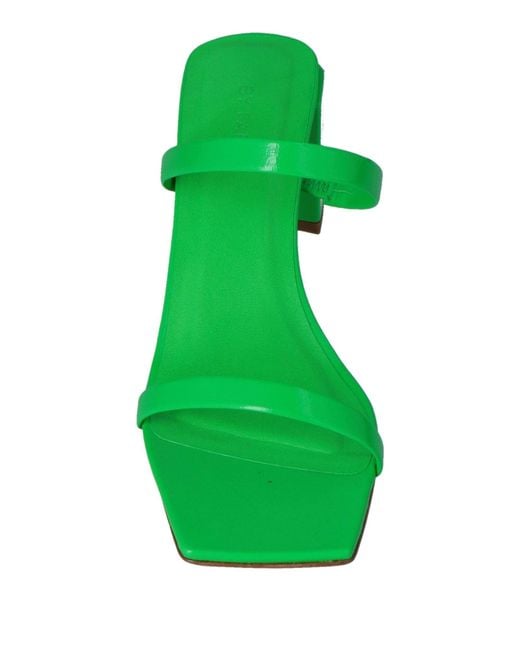 By Far Green Sandals