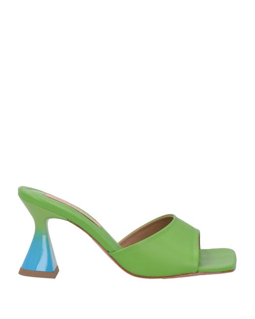 Vicenza Green Sandals