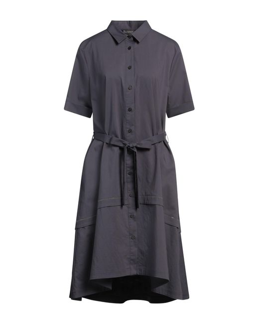 Peserico Blue Midi-Kleid