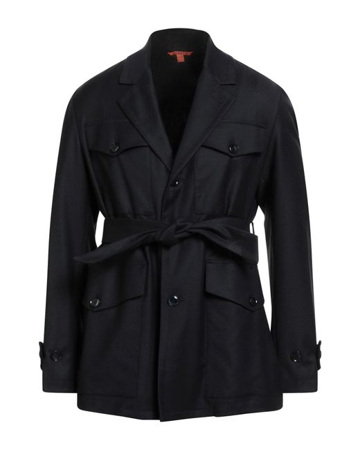 Barena Black Coat Virgin Wool, Elastane for men