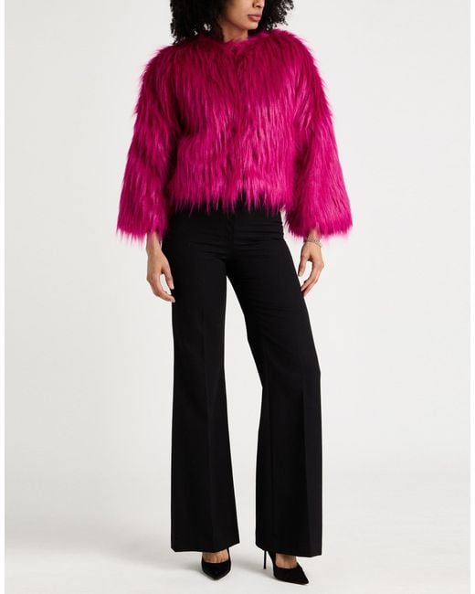 Pinko Pink Shearling & Teddy