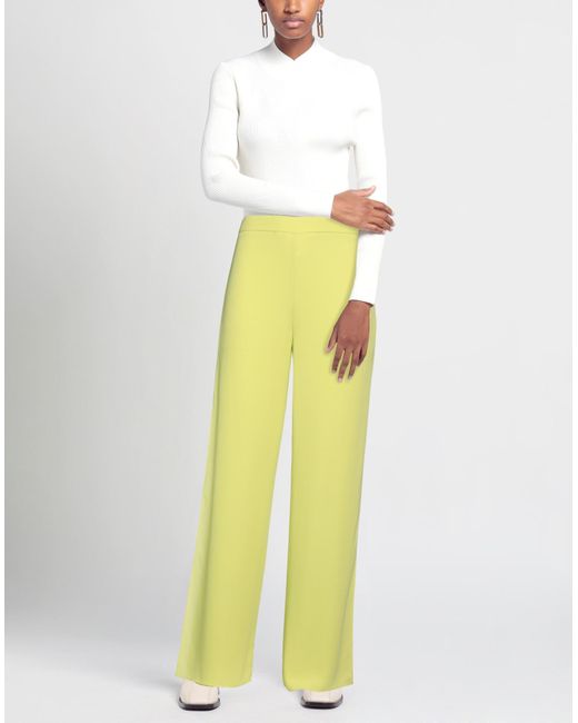 Camilla Yellow Pants Polyester