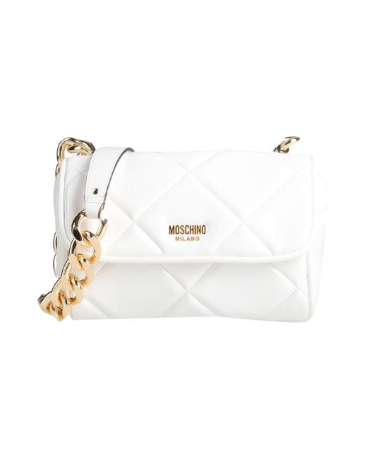 Moschino White Cross-body Bag