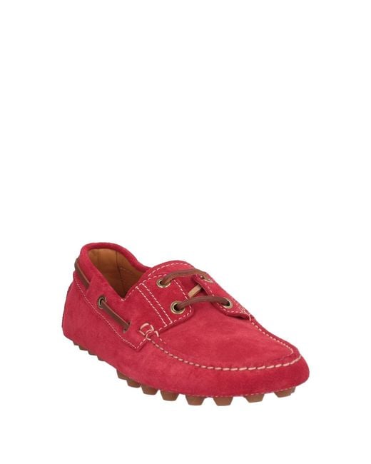 Tod's Red Loafers