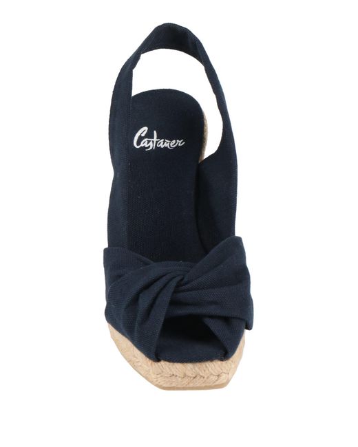 Castaner Blue Midnight Espadrilles Textile Fibers
