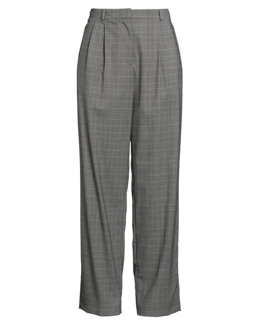 Boss Gray Pants Virgin Wool, Polyester, Elastane
