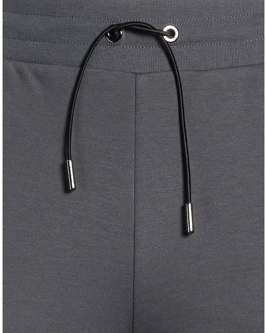 EA7 Gray Pants Polyester, Cotton for men