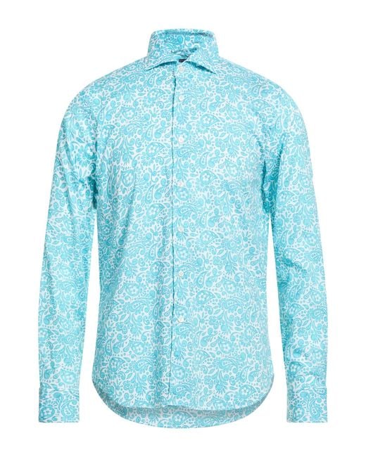 Camicia di Fedeli in Blue da Uomo