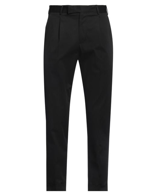 PT Torino Black Trouser for men