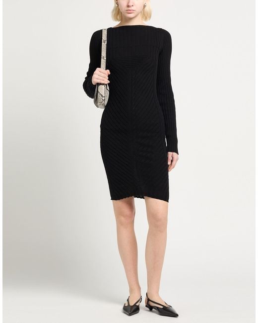 Rick Owens Black Midi Dress